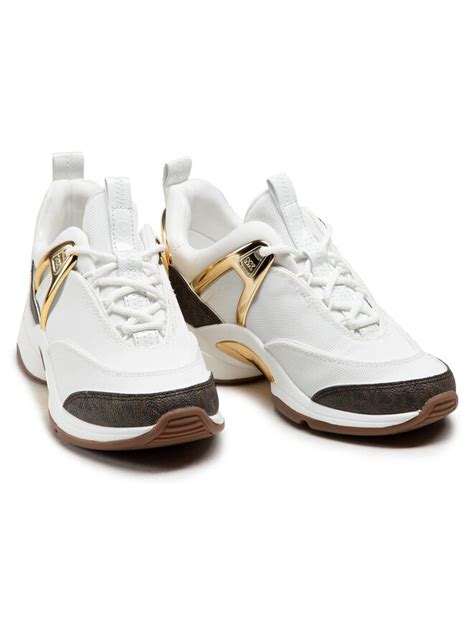 michael michael kors sparks mixed-media trainer|Sparks Mixed.